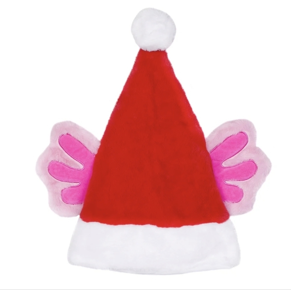 Axolotl Kid's Santa Hat 16.5" NWT